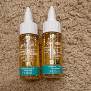 Lot of 2 Cheribe Growth Oil for Hair and Scalp